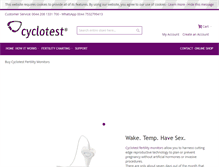 Tablet Screenshot of buycyclotest.com